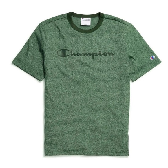 "Champion Men's Heritage Heather  Green Short Sleeve Tee XL  Mens 156" - Picture 1 of 4
